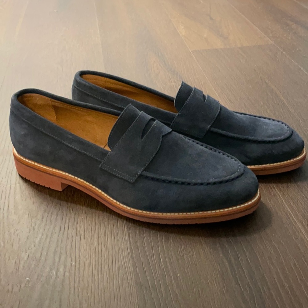 J.Crew Suede Penny Loafers size 11